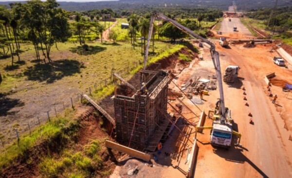 Ruta PY02: Arranca hormigonado de futuro paso en variante de Caacupé