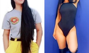 ¡Bombera que es modelo causa furor!