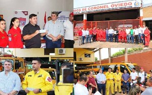 Municipalidad transfiere fondos a bomberos voluntarios de Coronel Oviedo – Prensa 5
