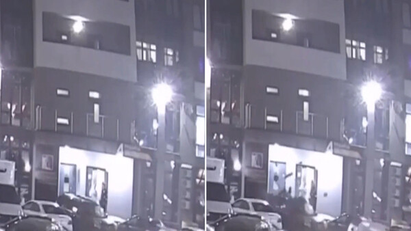 Diario HOY | VIDEO| El momento exacto en que un hombre cae desde el 19º piso y sobrevive