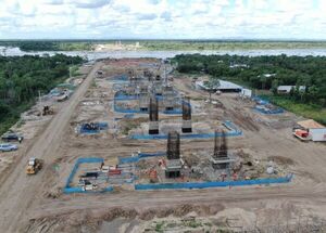 Diario HOY | Puente de la Bioceánica avanza con la construcción de cabezales y pilotes