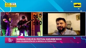 Video: Mañana vuelve el festival Karumbe Rock - Ensiestados - ABC Color
