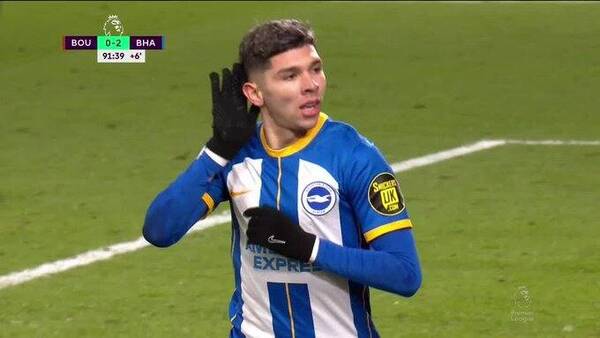 [VIDEO] ¡Julio Enciso marcó su primer gol en la Premier League!