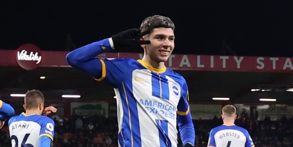 Premier League: Enciso convirtió su primer gol oficial con el Brighton - trece