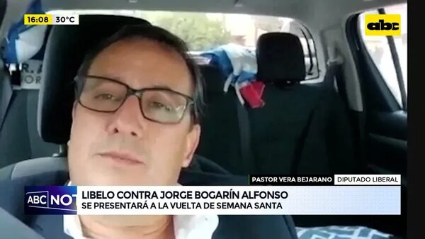 Video: Libelo contra Bogarín será presentado a vuelta de Semana Santa - ABC Noticias - ABC Color