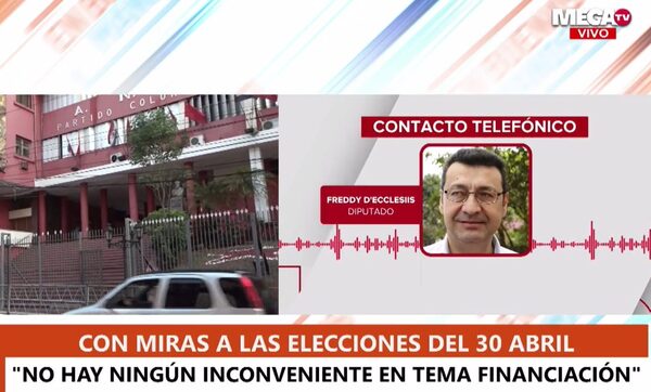 D'Ecclesiis dijo que los recursos para la ANR "no faltarán, pero tampoco sobrarán" - Megacadena — Últimas Noticias de Paraguay