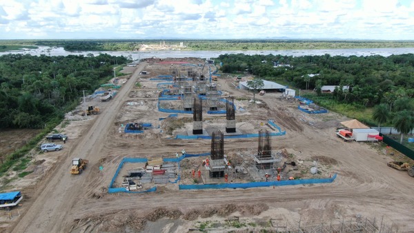 Puente de la Bioceánica avanza con la construcción de cabezales y pilotes | 1000 Noticias