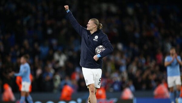 Haaland vuelve a los entrenamientos del Manchester City
