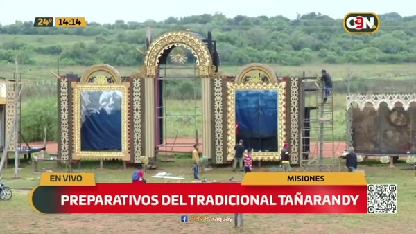 Preparativos del tradicional evento en Tañarandy - C9N