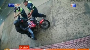 Inmediata detención de motochorros en Asunción - Noticias Paraguay
