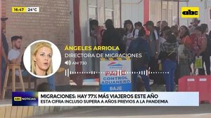 Migraciones: Hay 77% más viajeros este año  - ABC Noticias - ABC Color