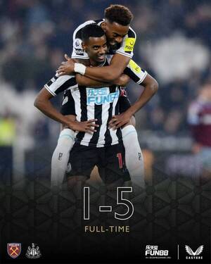 [VIDEO] Premier League: Newcastle, sin Miguel Almirón, goleó al West Ham