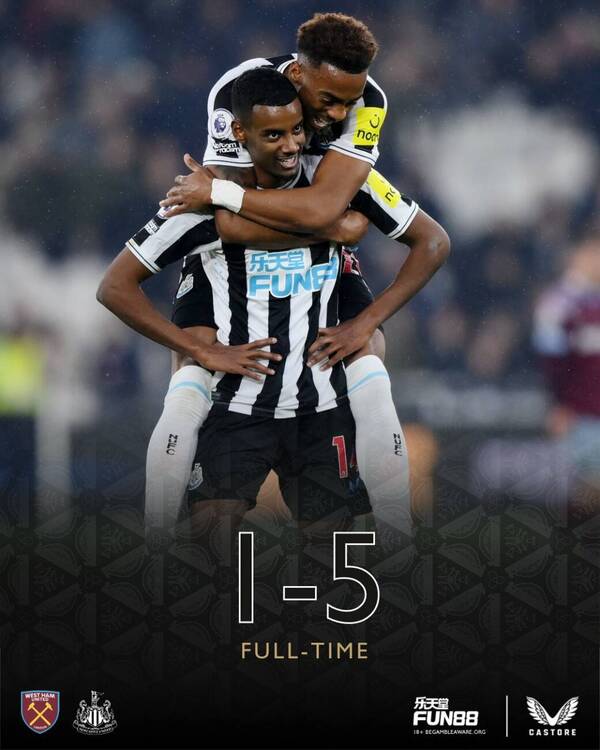 [VIDEO] Premier League: Newcastle, sin Miguel Almirón, goleó al West Ham