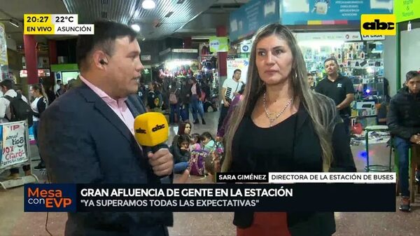 Video: Gran afluencia de gente en la Estación de Buses - Mesa de Periodistas - ABC Color