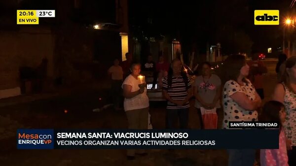 Video: Semana Santa: Viacrusis luminoso - Mesa de Periodistas - ABC Color
