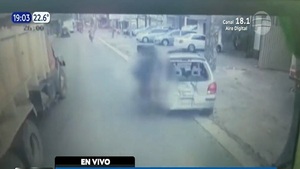 Fatal cuádruple accidente se cobra la vida de un motociclista en Asunción - Noticias Paraguay
