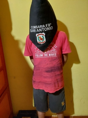 Detienen a ladrón de motocicleta en Concepción