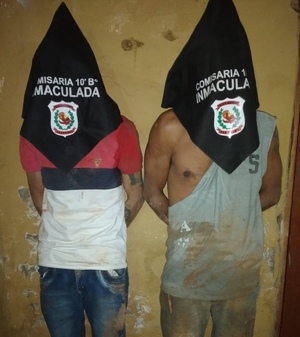 Detienen a dos asaltantes en Concepción