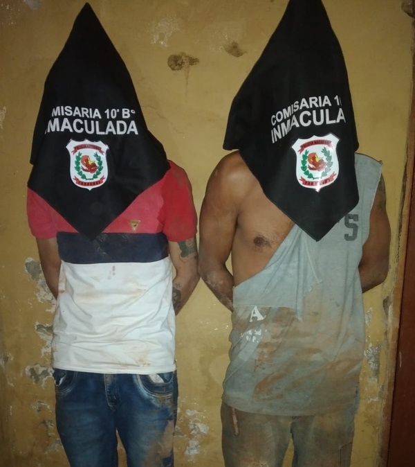 Detienen a dos asaltantes en Concepción