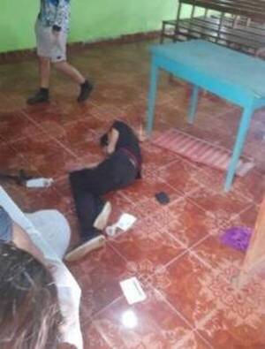 "Endemoñado" entró a hacer sarambí en una humilde capilla