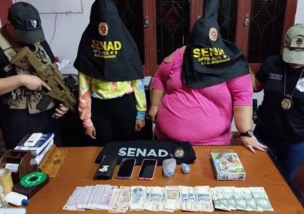 Doñas "narcos" fueron detenidas en un colectivo en Misiones