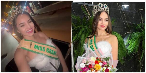 [VIDEO] Como ídola total fue recibida la Miss Grand 2024 en su valle