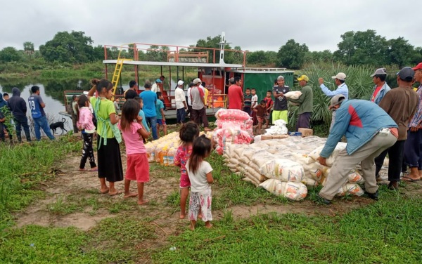 Asisten a comunidades rurales de Puerto Pinasco