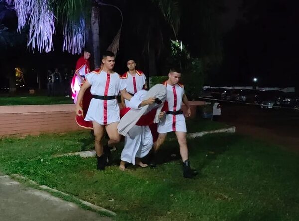 Jesús fue arrestado en el huerto de Getsemaní de San Lorenzo y Domingo Savio - Nacionales - ABC Color