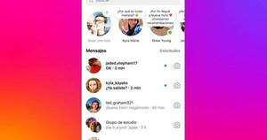 La Nación / Instagram trabaja en un nuevo sistema para clasificar los mensajes directos