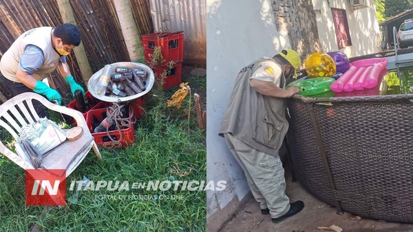 SENEPA PIDE COMPROMISO A LA CIUDADANÍA PARA LIMPIAR LOS PATIOS DE SUS CASAS - Itapúa Noticias