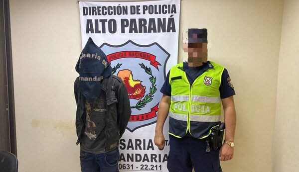 Atrapan a ladrón y recuperan electrodoméstico hurtado de USF