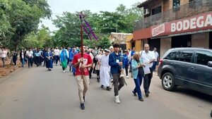 Reviven Pascua Joven y el viacrucis después de 20 años en Itauguá - Nacionales - ABC Color