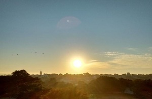 Anuncian ambiente fresco y baja probabilidad de lluvias