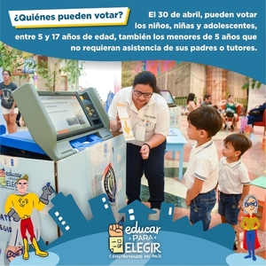Elecciones generales: niños y adolescentes podrán votar simbólicamente | 1000 Noticias