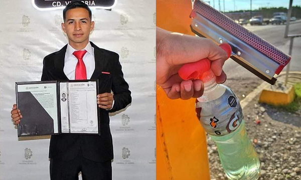México: Limpiavidrios se recibió de ingeniero industrial - OviedoPress