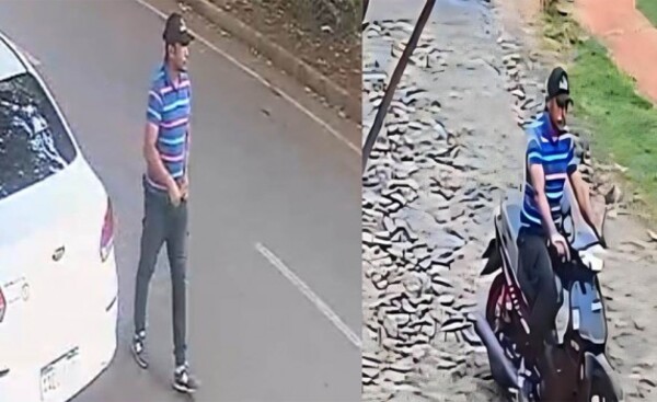 Buscan identificar a solitario ladrón que robó una motocicleta