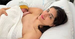 La Nación / Pati Ginzo: “Bienvenido a la vida, hijo querido”