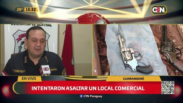 Intentaron asaltar un local comercial en Guarambaré - C9N