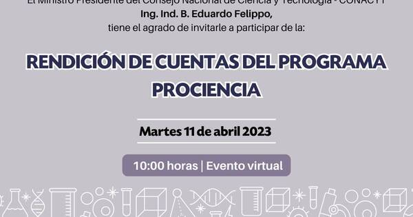 La Nación / Prociencia rendirá cuentas de resultados