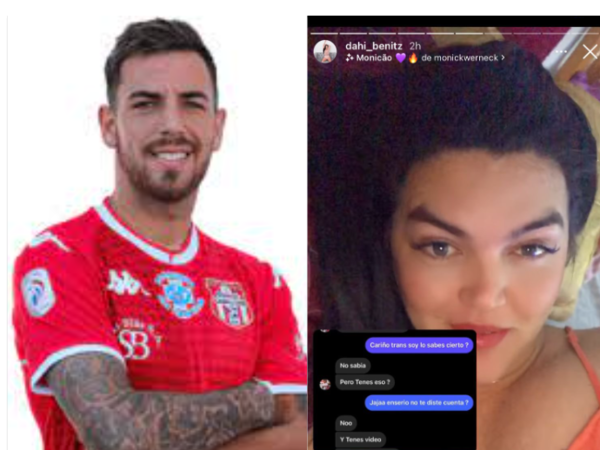 Se filtran supuestos mensajes de pelotero con trans y saltó a decir que le “hakearon”