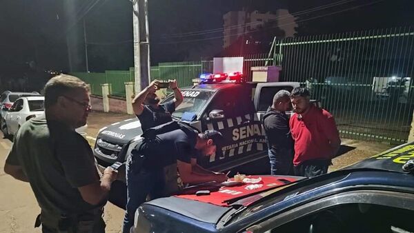 Senad detiene a un hombre que distribuía cocaína en Encarnación