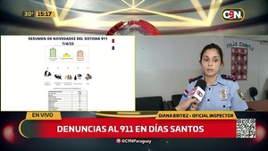 Denuncias al 911 durante los días santos - C9N