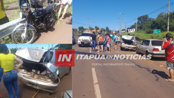 MÚLTIPLE COLISIÓN DE VEHÍCULOS SOBRE LA RUTA PY06 - Itapúa Noticias
