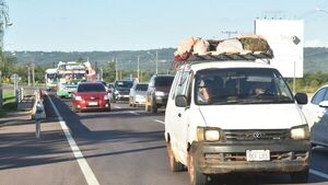 Operativo retorno: Intenso movimiento en rutas de acceso a la Capital