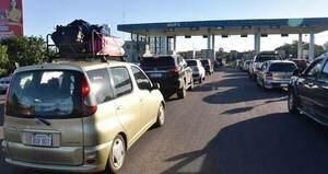 Operativo retorno: Tráfico lento pero sin mayores dificultades, según Caminera •