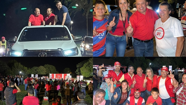 San Cosme y Damián recibe con una gran caravana a Tito Vergara.