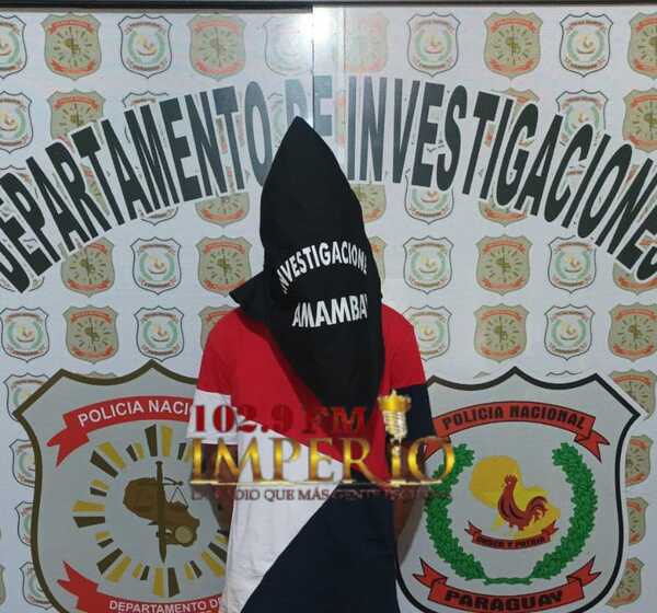 Joven buscado en Paraguay y en Brasil fue detenido por la Policía Nacional en Mafussi - Radio Imperio