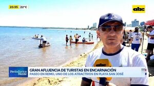 Video: Paseo en remo en la playa San José de Encarnación - Periodísticamente - ABC Color