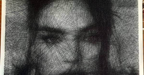 La Nación / Artista ovetense inmortalizó el rostro de Nadia Ferreira en un hilorama
