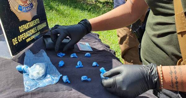 La Nación / Incautan cocaína en pleno centro de Encarnación